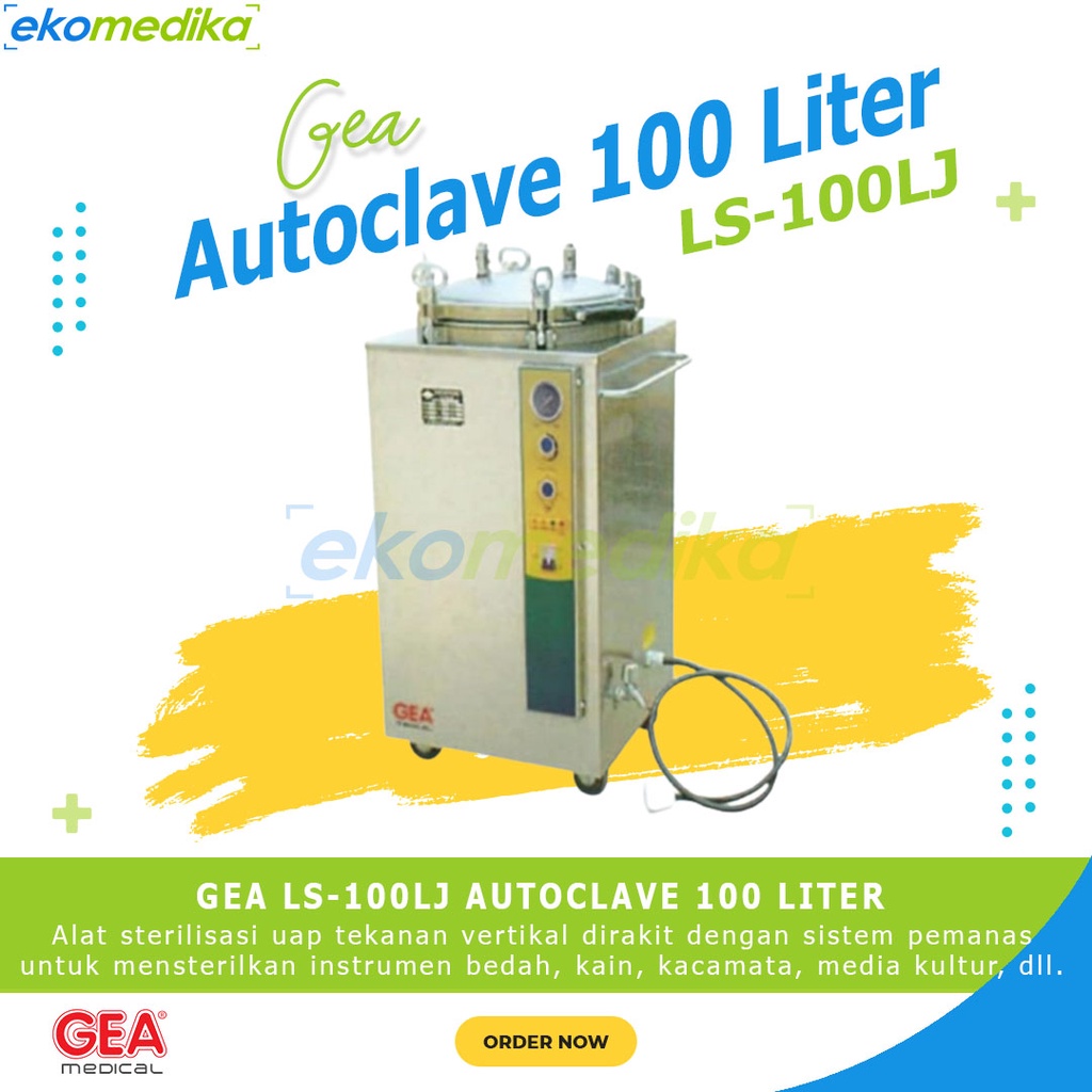 Jual Autoclave GEA LS100LJ 100 Liter / LS 100 LJ 100Liter GEA