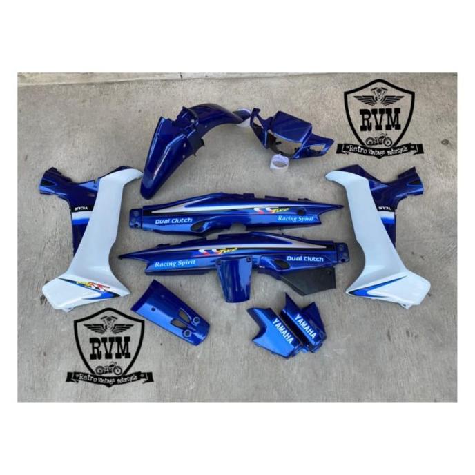 Jual Cover Body Yamaha Fiz R Paket Cover Bodi Halus Fizr Ss Two Biru