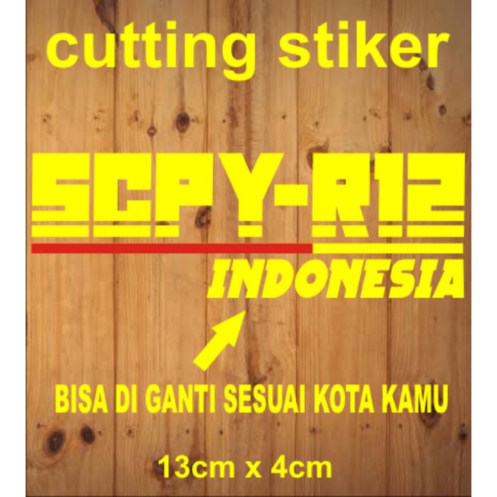 Jual stiker cutting sticker varias motor scoopy scpy-r12 | Shopee Indonesia