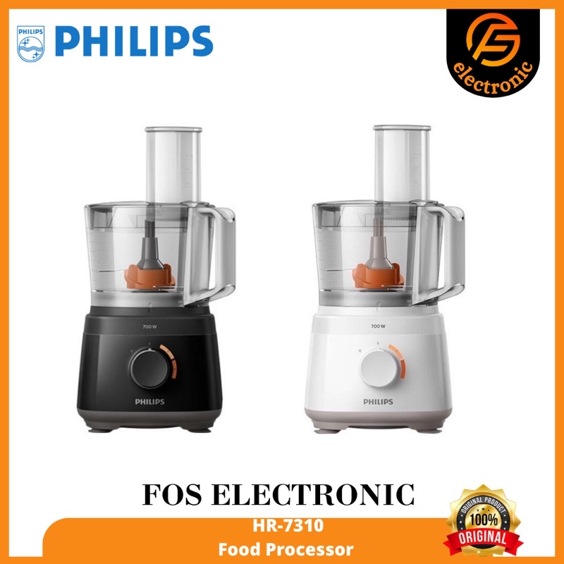 Jual PHILIPS HR7310/10 4.7 Food Processor Hitam & Putih Shopee