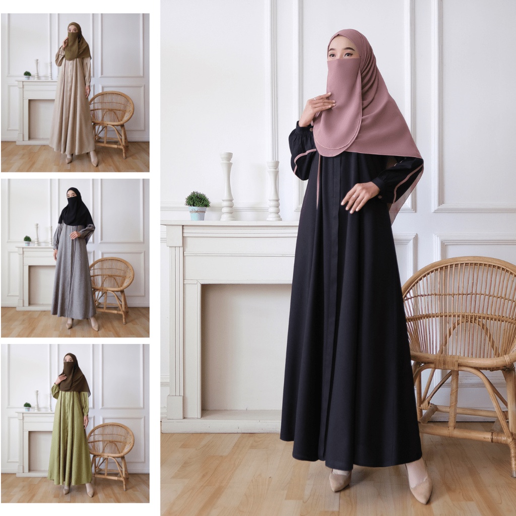 Jual KUPNAD Gamis Casual Premium Katun Madinah (Medina) - Kinara Dress