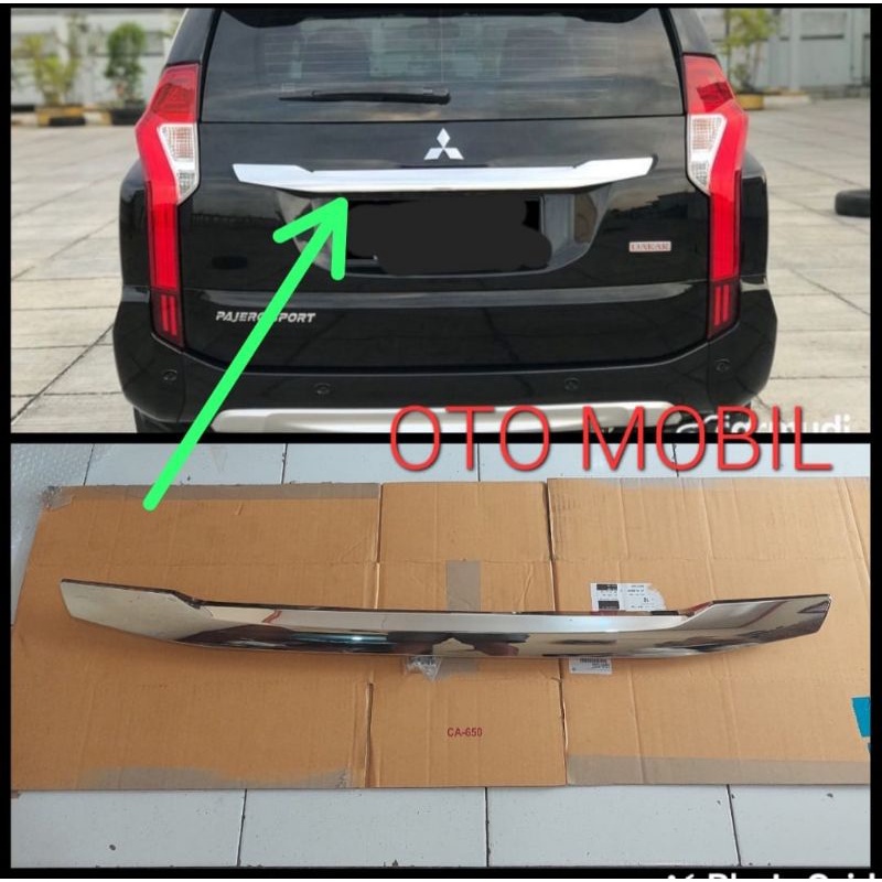 Jual Trunklid Bagasi Pajero Sport Chrome Asli Original Shopee Indonesia