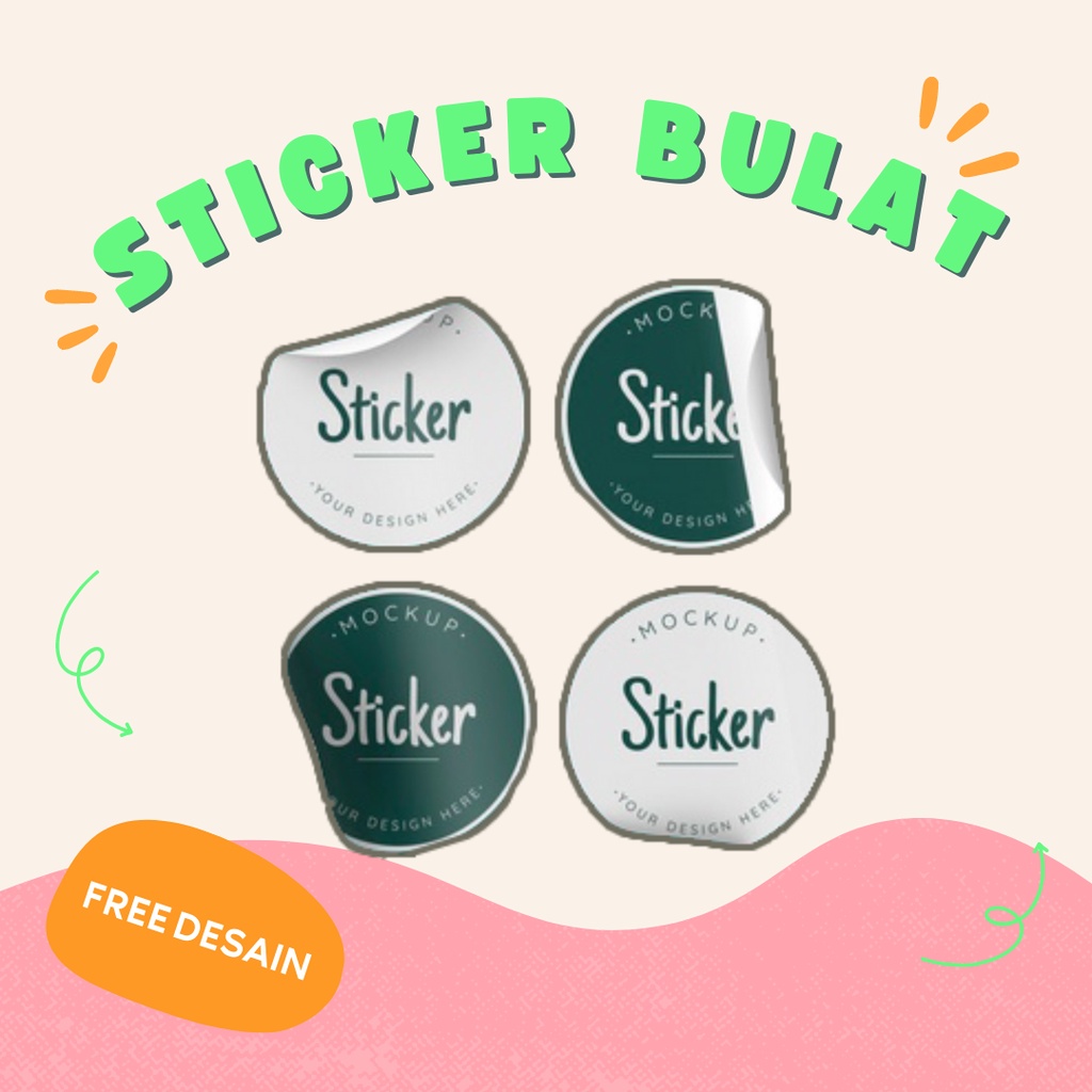 Jual ( MINIM ORDER 100PCS ) STICKER PACKAGING/ DESAIN STICKER PRODUK ...