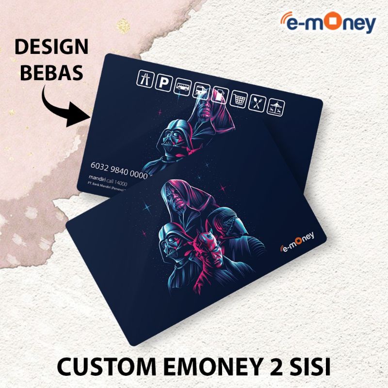 Jual etoll custom / emoney custom / emoney custom / flazz custom ...