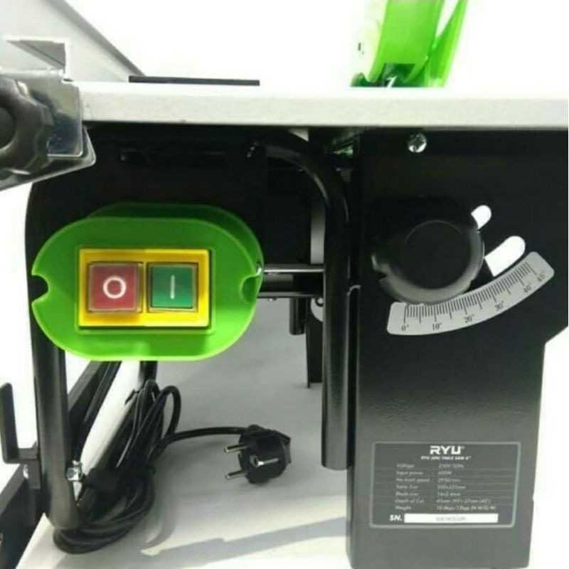 Jual RYU Mesin Gergaji Meja Table Saw 10 Inch RTS 10 RTS10 | Shopee ...