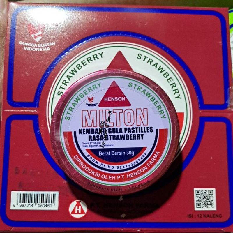 Jual PERMEN MILTON KALENG 30 gr/ Milton kaleng rasa buah/ Milton kaleng ...
