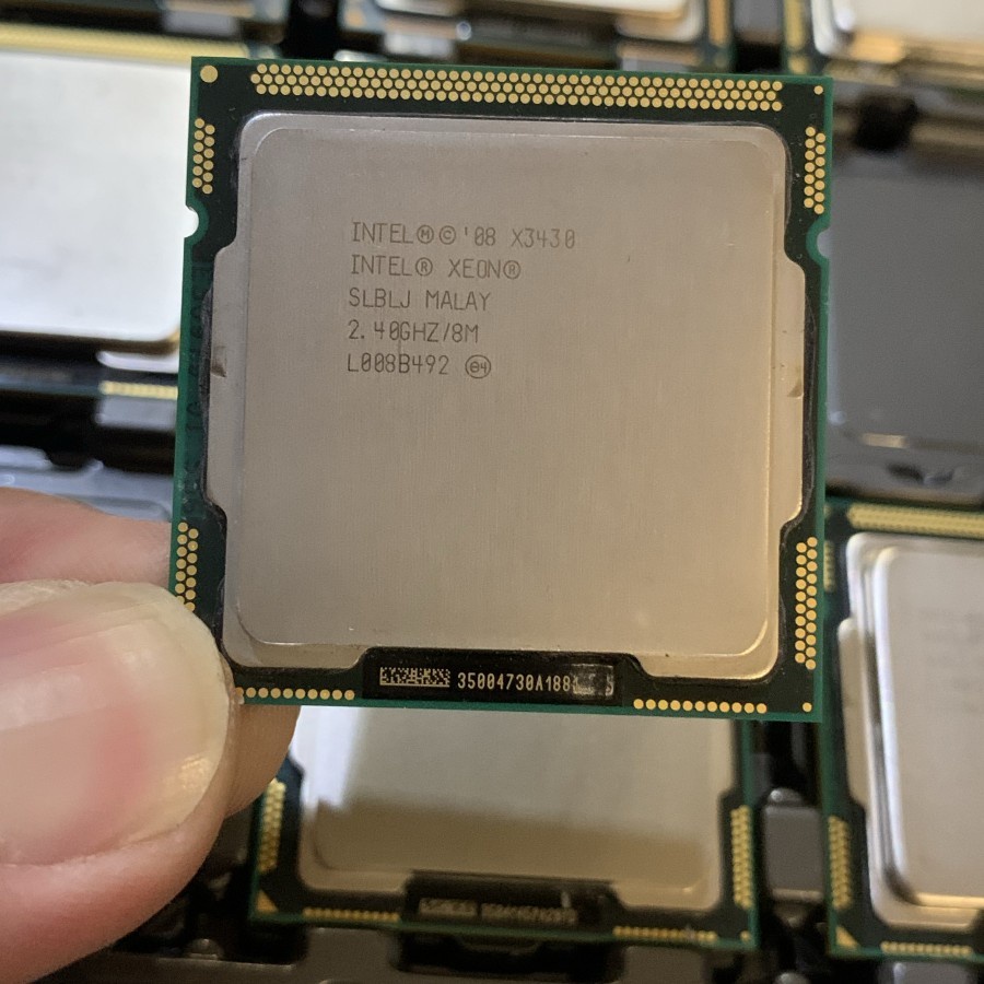 Jual INTEL PROCESSOR CORE XEON X3430 2.4 GHz 4-Core TRAY NON BOX LGA ...