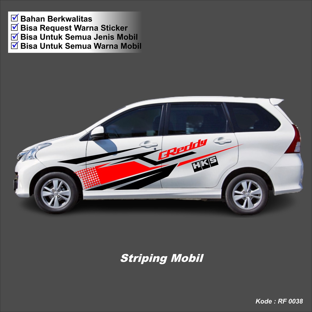 Jual Stiker Avanza Sticker Cutting Stiker Lis Body Samping Sticker ...