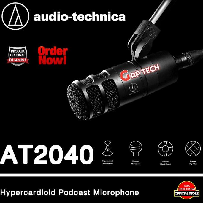 Jual Audio Technica AT2040 / AT 2040 Hypercardioid Dynamic Microphone