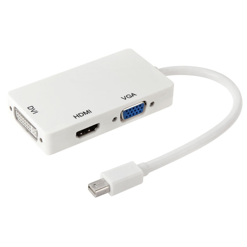 Kabel Mini DP Displayport to VGA HDMi DVI Adapter Thunderbolt