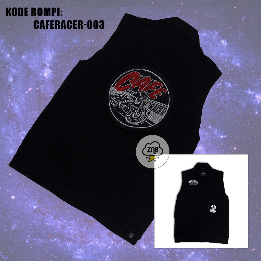 Jual ROMPI DENIM ROMPI CAFE RACER ROMPI MOTOR JAKET JEANS ROMPI PREMIUM ...