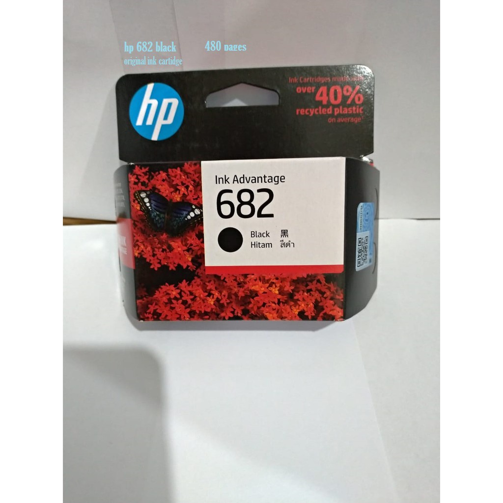 Jual Cart HP 682 Black Original Ink Cartridge | Shopee Indonesia