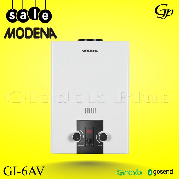 Jual MODENA RAPIDO GI 6A V - Pemanas Air Gas Instant Water Heater 6 L 6 ...