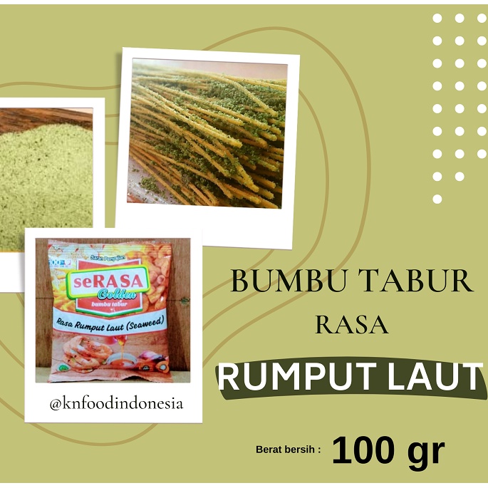 Jual SERASA GOLDEN BUMBU TABUR ALA SHIHLIN RASA RUMPUT LAUT KEMASAN 100