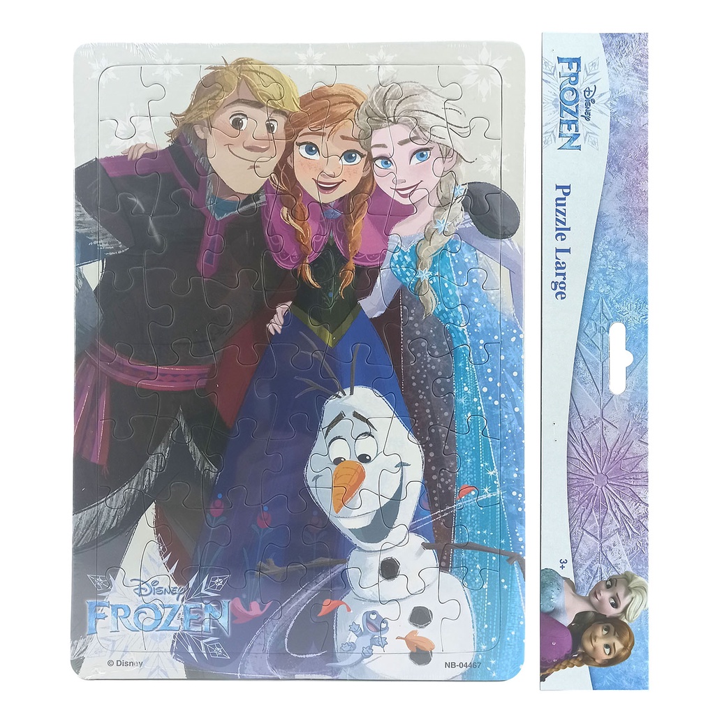 Jual Puzzle Large - Frozen Happy Pose Elsa Anna Kristoff Olaf NB-04467 ...
