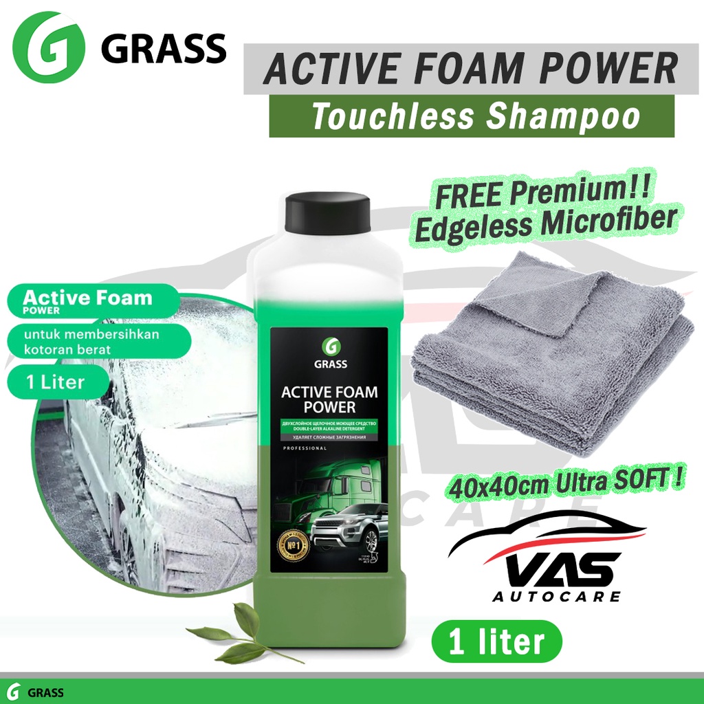 Jual GRASS ACTIVE FOAM POWER Touchless Shampoo Sampo 1 LITER | Shopee ...