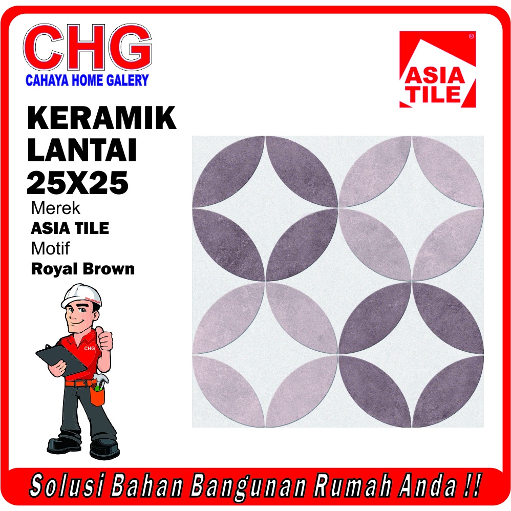 Jual Keramik Asia Tile 25x25 Royal Keramik Lantai Kamar Mandi | Shopee