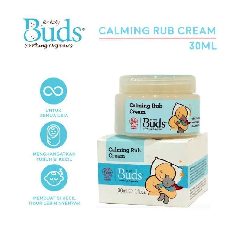 Jual Buds Soothing Organics Calming Rub Cream 30ml | Shopee Indonesia