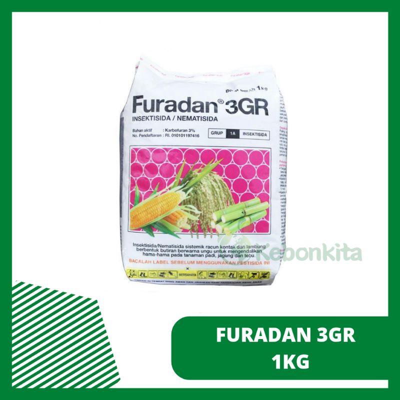 Jual Furadan 3GR Kemasan 1 kg - Insektisida dan Nematisida Pembasmi ...