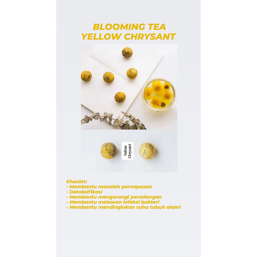 Jual BLOOMING FLOWER TEA/CHINESE BLOOMING TEA/TEH BUNGA MEKAR/TEH BOLA