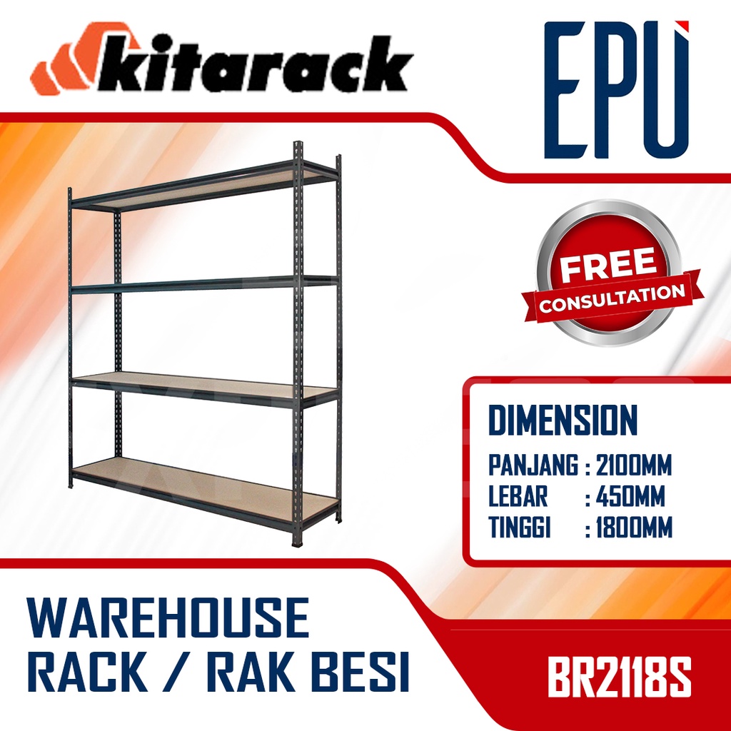 Jual Kitarack Br S Warehouse Rack Rak Besi Boltless Rak Gudang