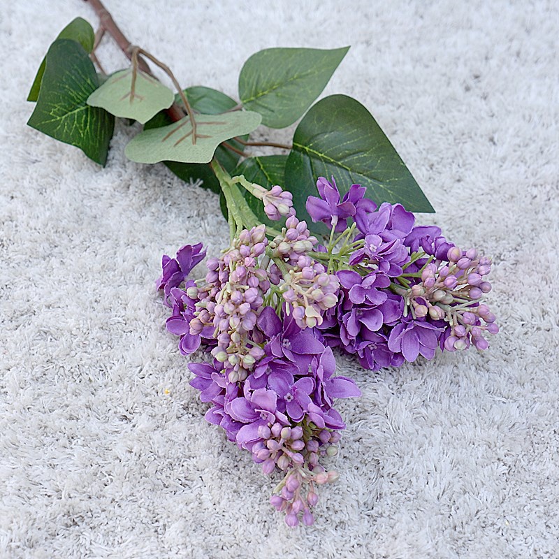 Jual Bunga Lilac Flower Bunch Fwr Artificial Dekorasi Hias Plastik Daun ...