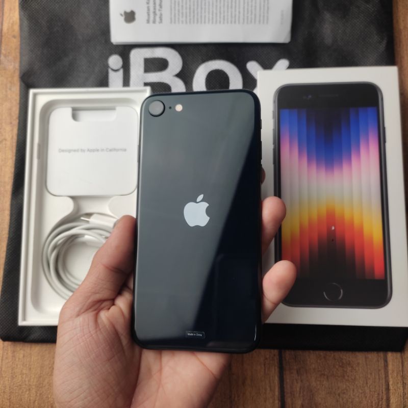 Jual iphone se gen 3 128 ibox 2022 second | Shopee Indonesia