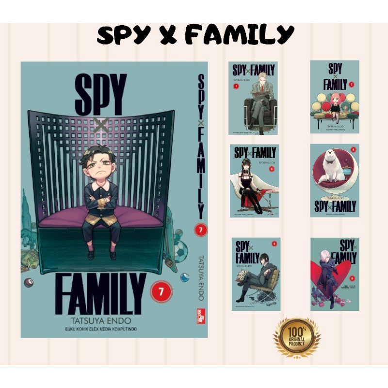 Jual Komik Spy x family 1,2,3,4,5,6,7,8,9,10 original gramedia | Shopee