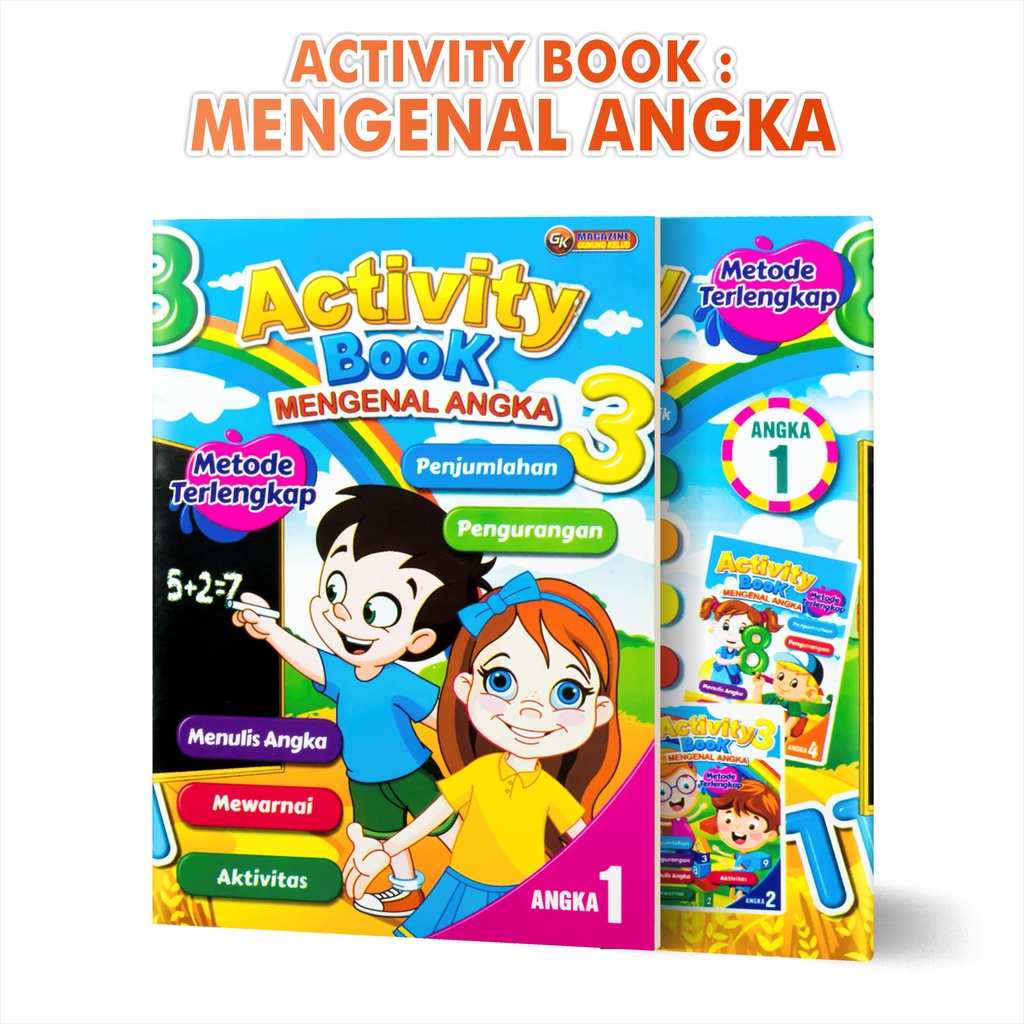 Jual Buku Activity Book Mengenal ANGKA 1 - 8 Metode Terlengkap ...