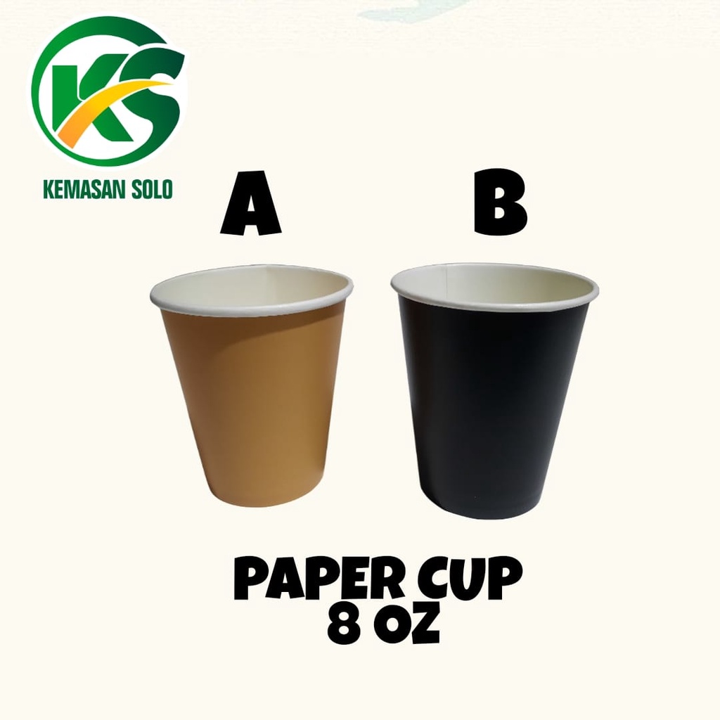 Jual Hot Paper Cup Warna Gelas Kertas Warna 8 Oz 240ml Shopee Indonesia 4974