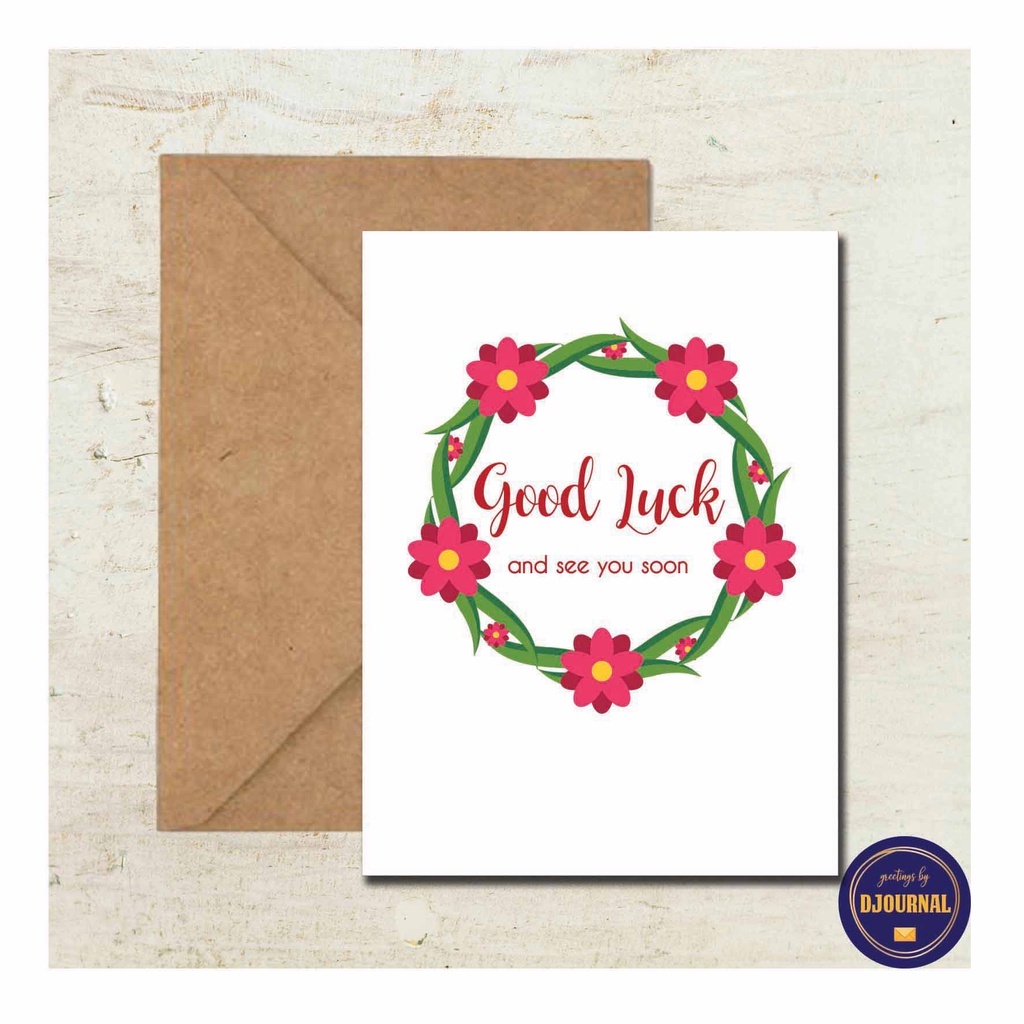 Jual Kartu Ucapan Perpisahan Kantor Coworker Farewell Greeting Card