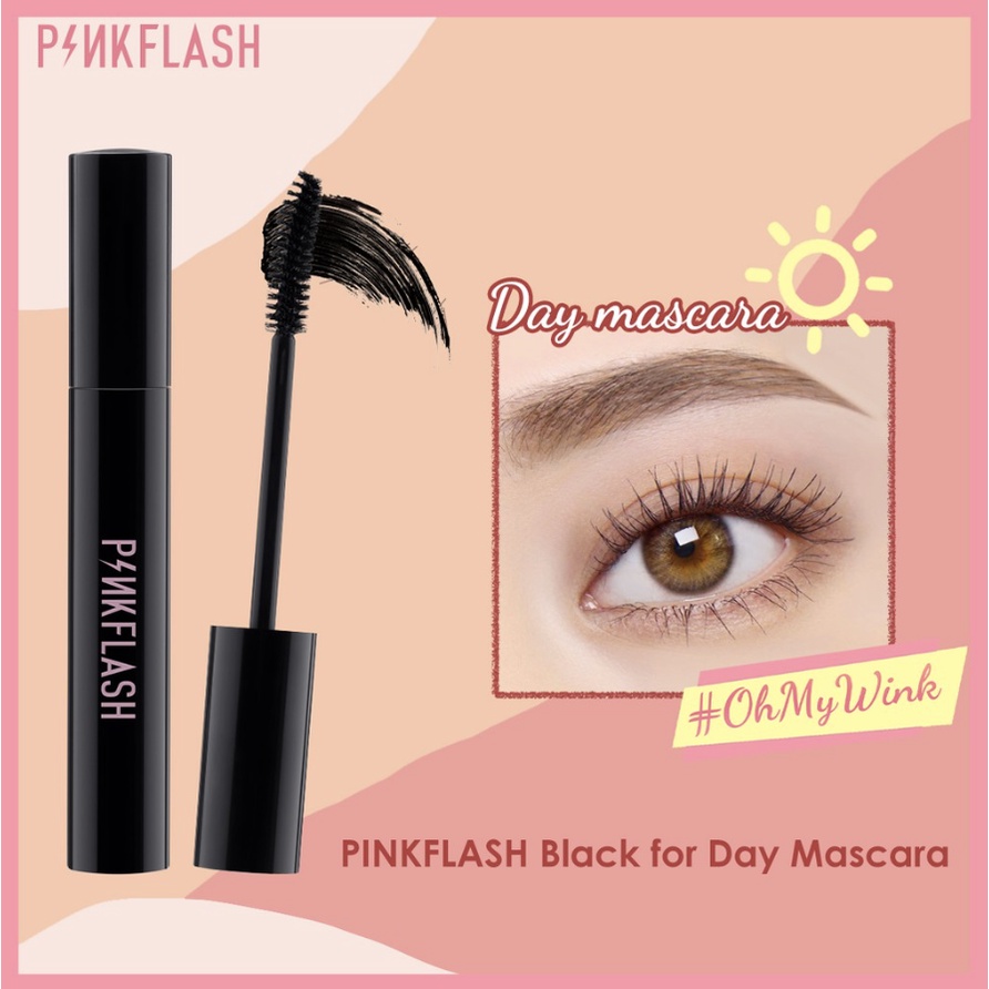 Jual PINKFLASH OhMyWink OilProof Mascara Curl Maskara Long Volume