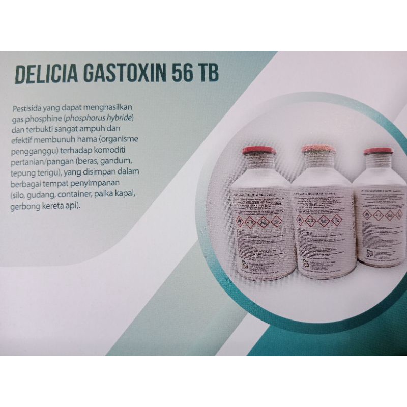Jual DELICIA Gastoxin obat FUMIGASI kutu beras jagung dll ISI 500 butir ...