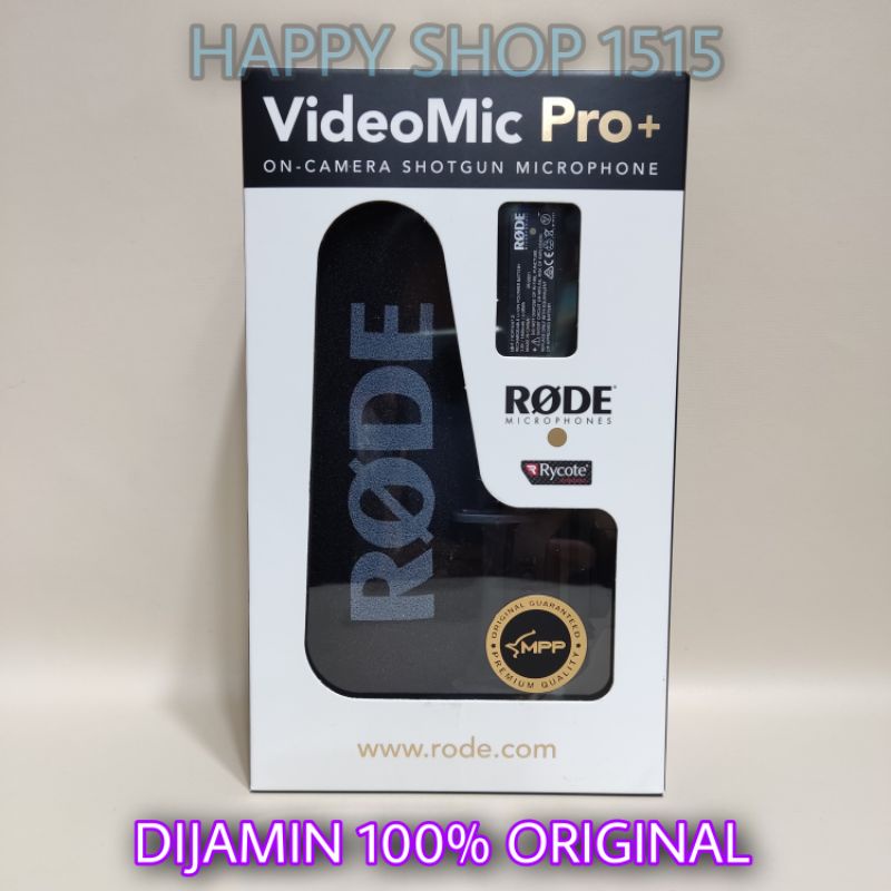 Jual MIC RODE VIDEOMIC PRO+ ORIGINAL & RESMI /RODE VIDEOMIC PRO PLUS ...