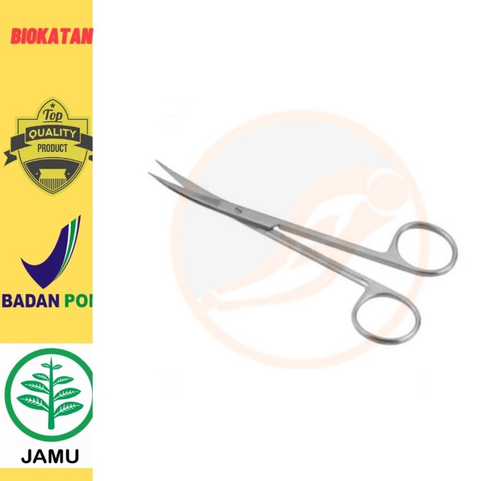 Jual Produk Gunting Bedah Bengkok Ujung Lancip Cm Bisa Cod Limited