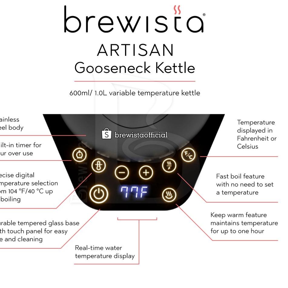 Jual CODEF0r5QBrewista Kettle 4th Generation Double Wall Gooseneck