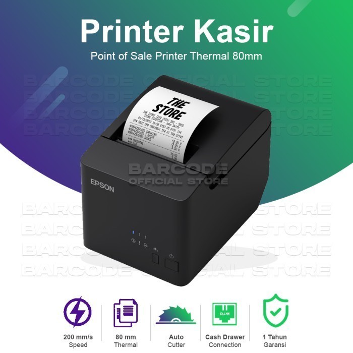 Jual Printer Thermal Epson Tm T X Tmt X Tmt X Port Usb Lan Serial