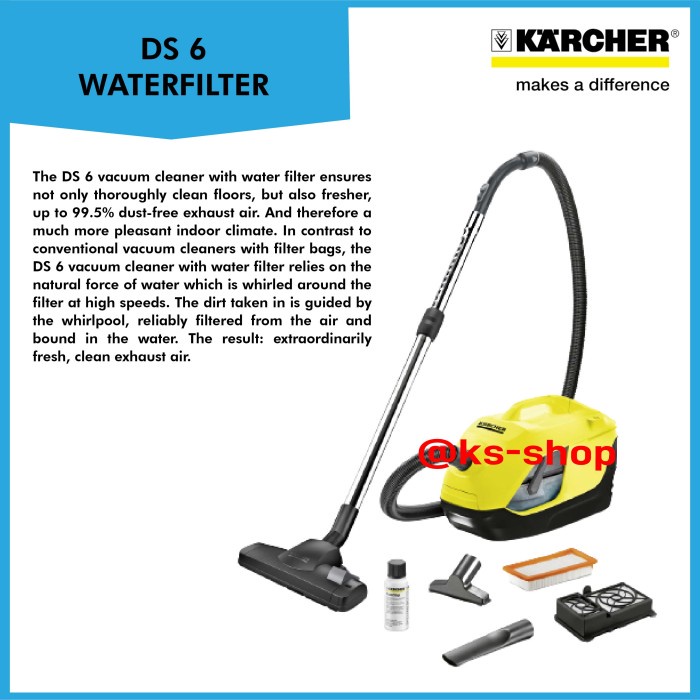 Jual Karcher DS 6 DS6 Water Filter Vacuum Cleaner With HEPA Filter
