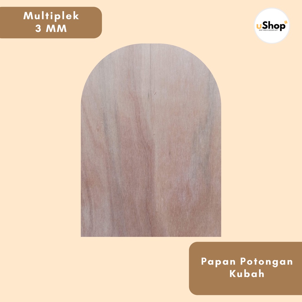 Jual Custom Ukuran Papan Potongan Kubah Hiasan Mahar Nikah | Papan MDF