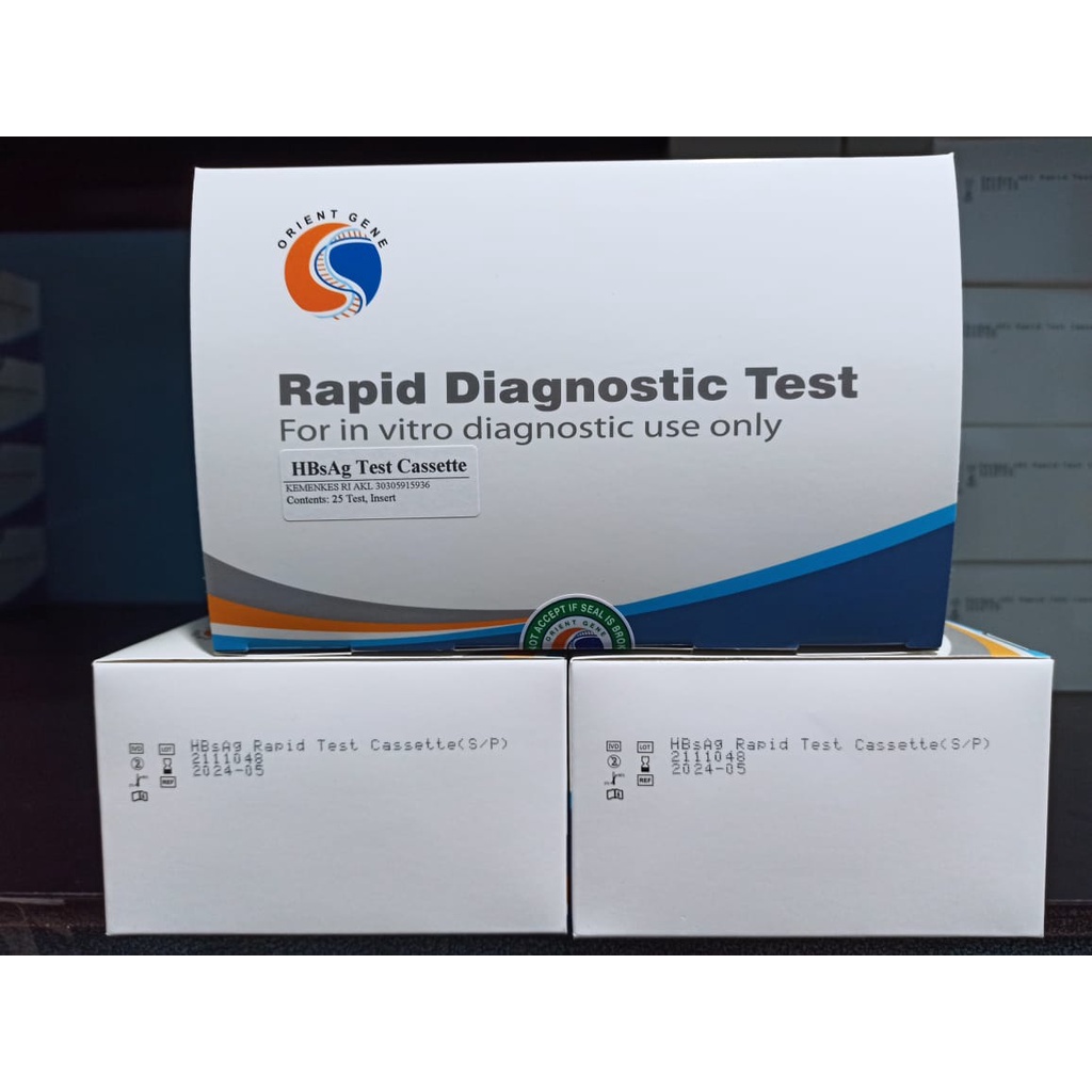 Jual HBsAg Cassette Orient Gene – Isi 25 – Device Card Test – ED 2027 ...