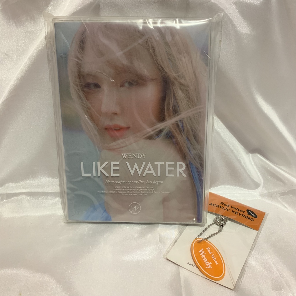 Jual Red Velvet Wendy Like Water Album Sealed Shopee Indonesia