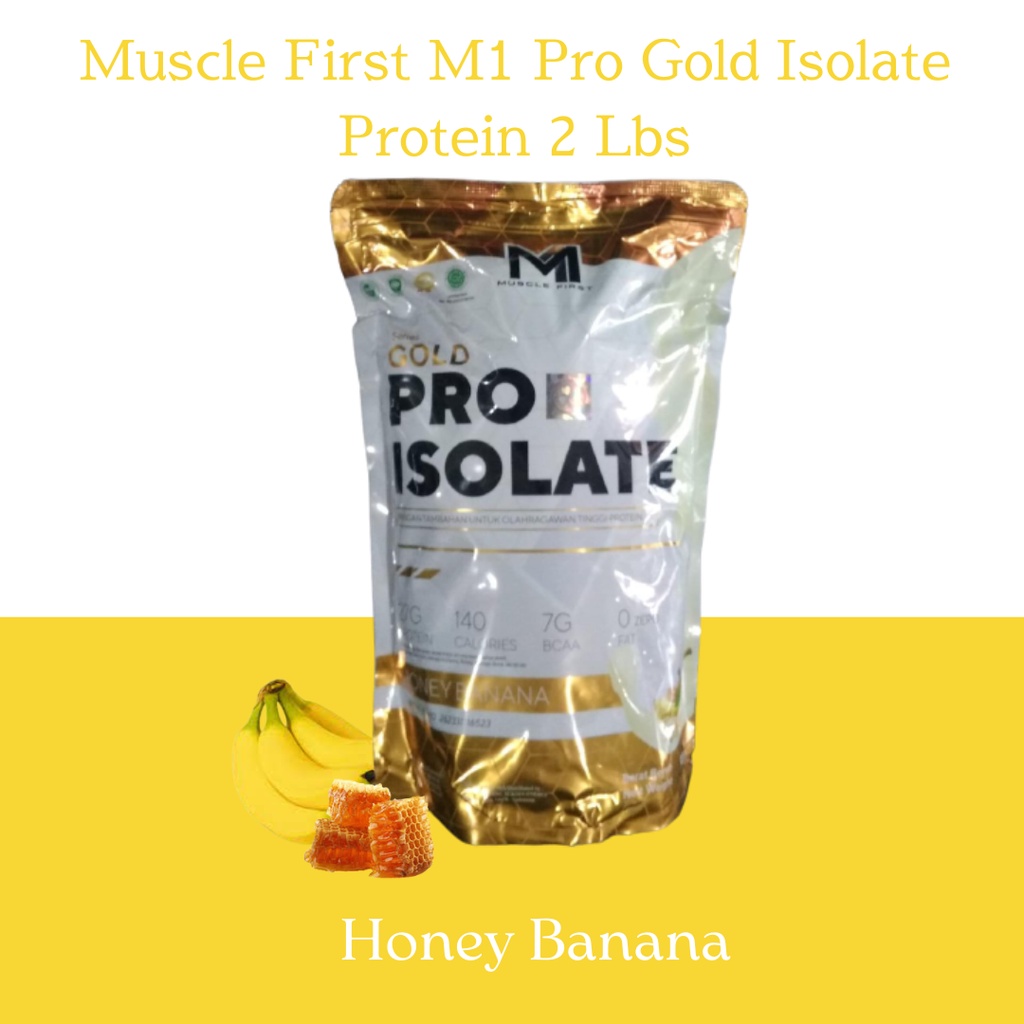 Jual M1 Muscle First Gold Pro Isolate Whey 2LBS | Shopee Indonesia