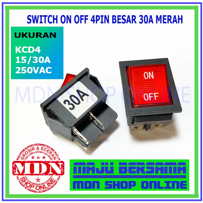 Jual Saklar switch ON OFF besar 30A 250VAC | Shopee Indonesia