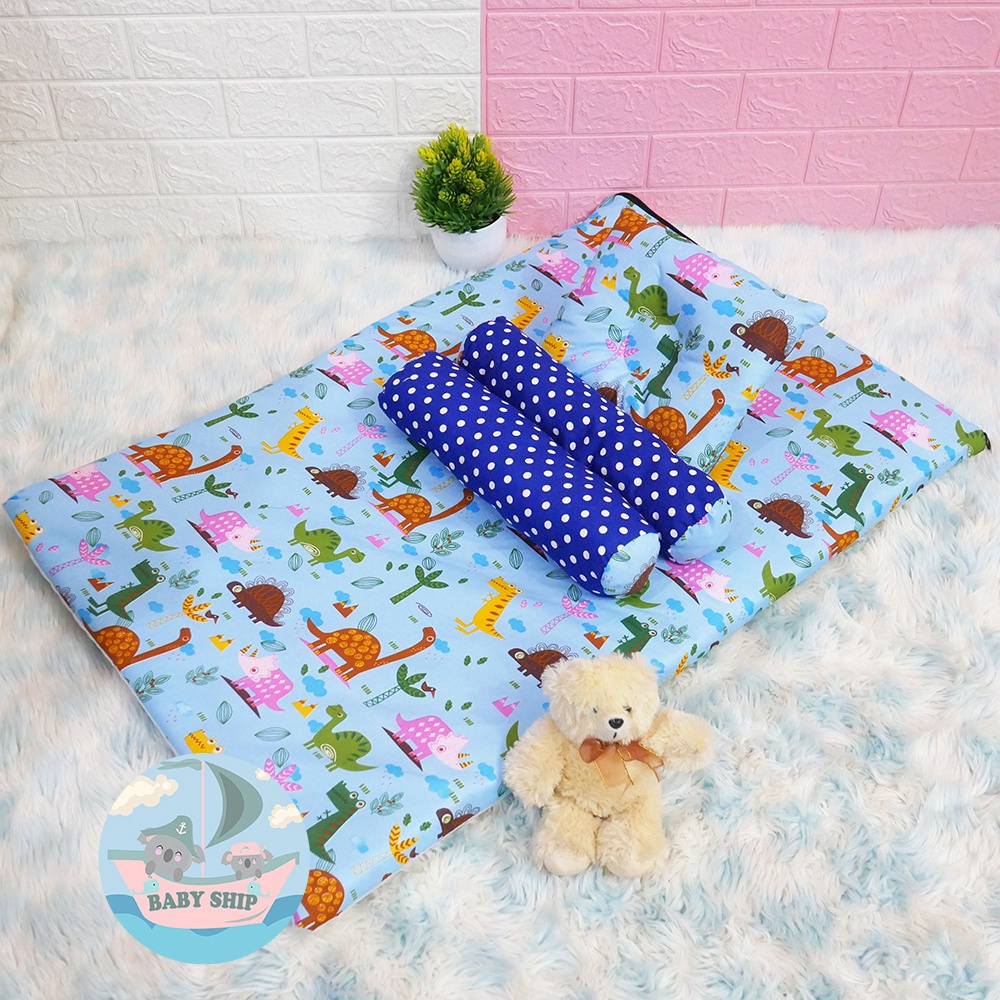 Jual Matras Kasur Bayi Jumbo Set Bantal Guling Bayi Free Tas Mika