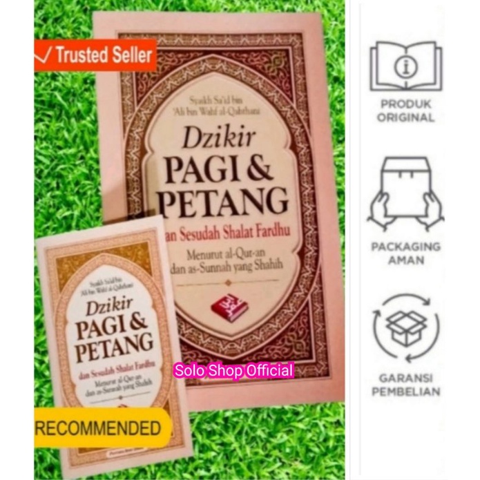 Jual BUKU DZIKIR PAGI DAN PETANG DAN SESUDAH SHALAT FARDHU MENURUT AL ...