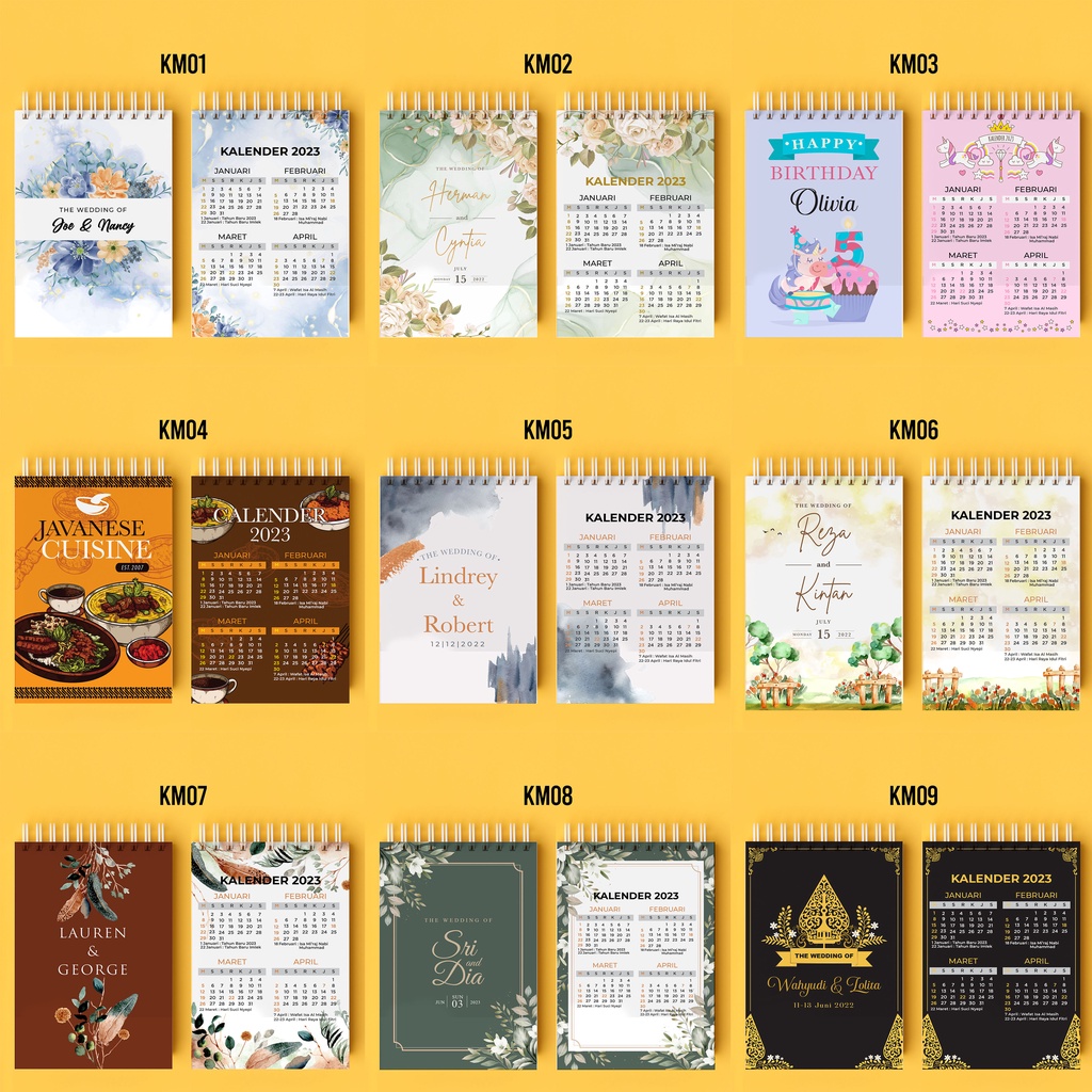 Jual Souvenir kalender Mini CUSTOM | Shopee Indonesia