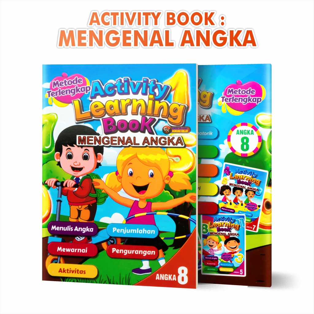 Jual Buku Activity Book Mengenal ANGKA 1 - 8 Metode Terlengkap ...