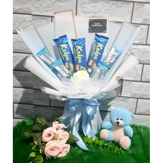 Jual Buket Snack Biru Shopee Indonesia