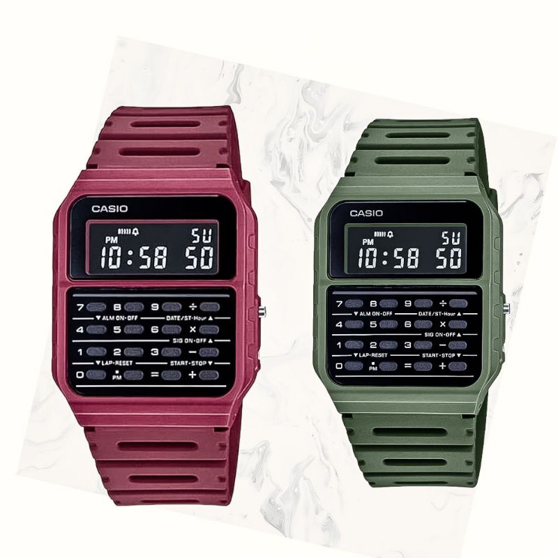 Jam casio calculator original best sale