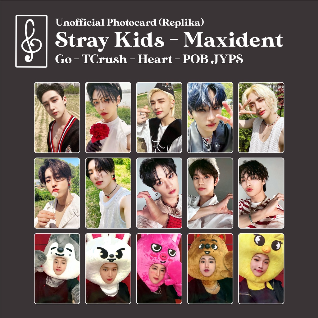 Jual [REPLIKA SKZ] PHOTOCARD MAXIDENT STRAYKIDS UNOFFICIAL